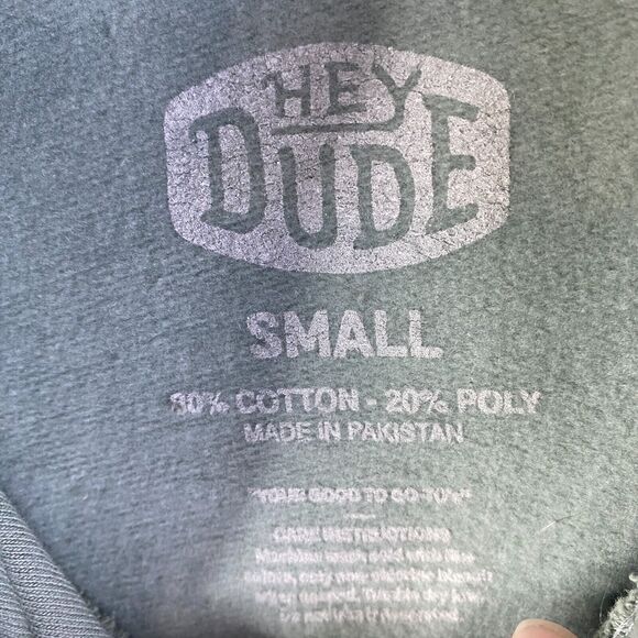 Hey Dude x Nylon House Collab Print Teal Pullover Hoodie Size Small Unisex - Picture 3 of 11